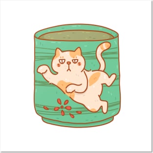 Matcha Cat Posters and Art